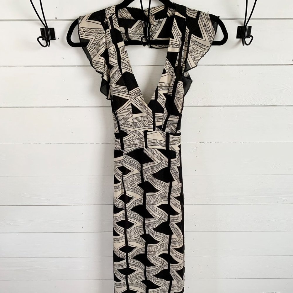 Ark & Co. floor length print maxi dress